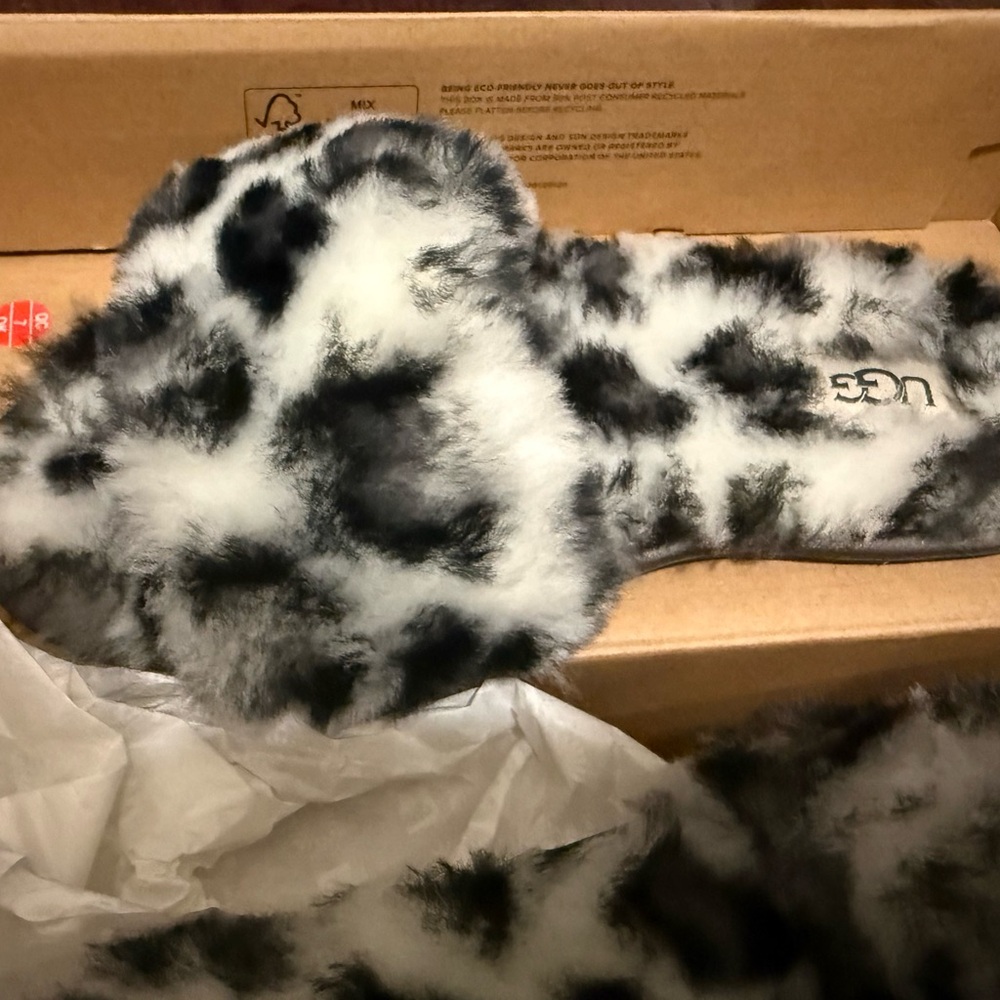 UGG Fluff slide II leopard